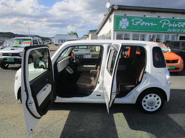 ドアの開閉度も広く乗車も楽です！