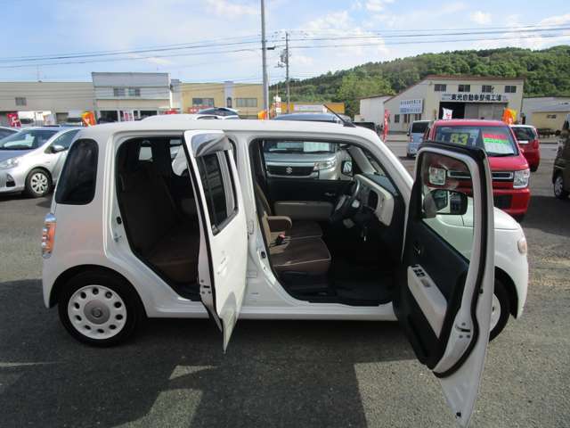 ドアの開閉度も広く乗車も楽です！