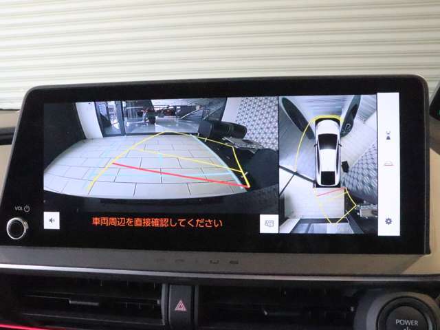 シースルービュー機能付きパノラミックビューモニター☆車を透かして外を見るような映像で周辺確認が行えます☆バックモニターにはウォッシャー機能も付いています♪純正前後ドラレコを装備☆