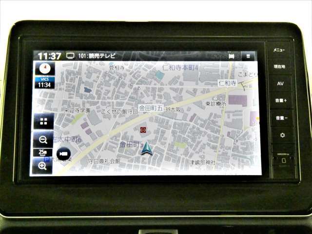 大画面フルセグTV内蔵ナビゲーション☆Bluetooth＆HDMIの入力に対応♪