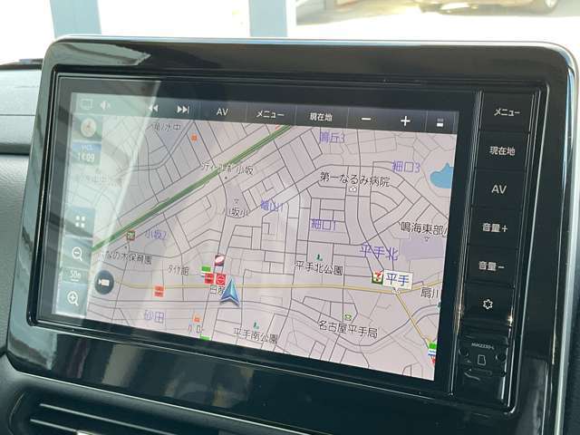 [日産純正ナビ]遠くへのお出かけする際の心強い味方です！細かい所までの詳細地図が出たり、目的地の登録件数が多く便利で快適です。