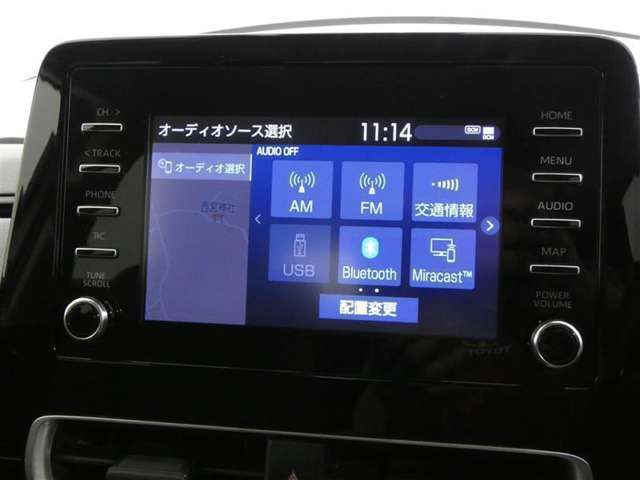 【Bluetooth機能付き】・・・ハンズフリー機能とスマートフォンにインストール済の音楽を聴くことができます。