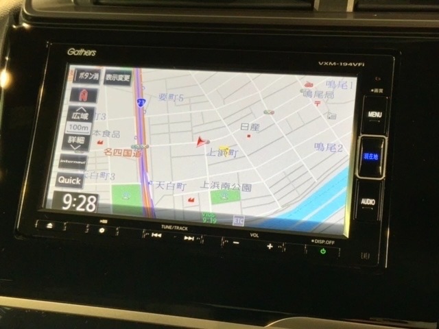 ギャザズナビ搭載です。知らない道も安心ですね！