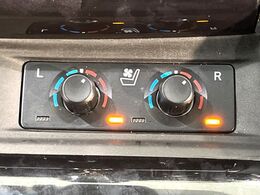 【シートベンチレーション】夏場は涼しい風でお尻や背中の熱やムレを防ぎ、冬はエアコンよりも早く温まってポカポカに！季節を問わず快適に過ごせます。