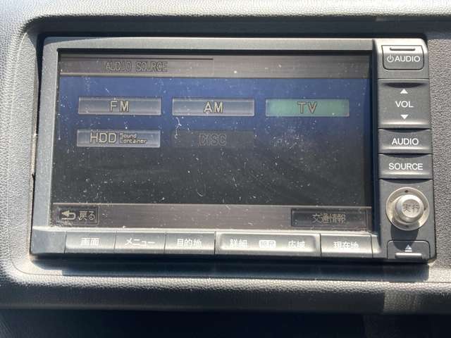 ナビ！フルセグ地デジ、DVD、AUX、CDなど！携帯音楽繋げます！