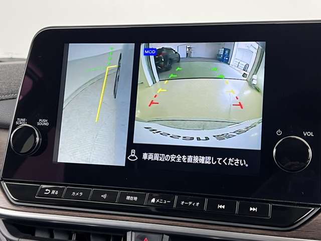サイドカメラで幅寄せも安心して行えます。