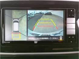 全方位のアラウンドビューモニターで車庫入れは簡単楽々です！