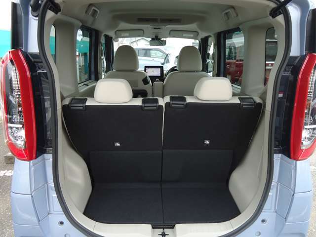 普段の買物には十分なカーゴスペース