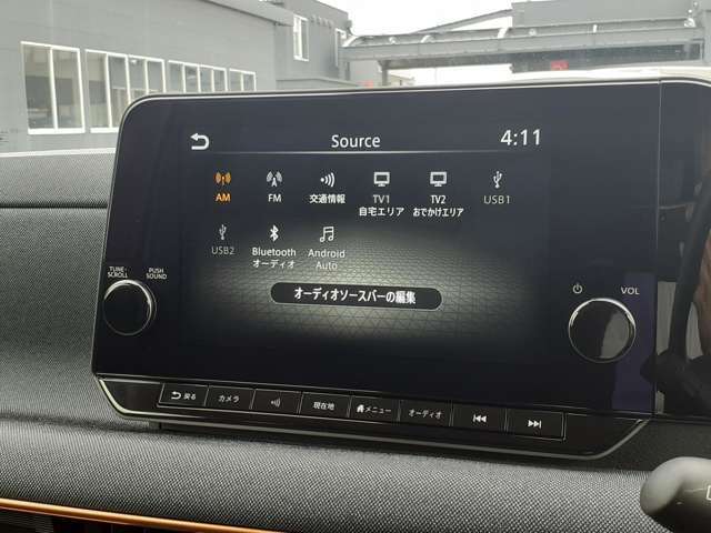 メーカーオプションの9インチワイドディスプレイナビはAppleCarPlay・AndroidAuto連携機能、USB・HDMI接続にも対応しております！