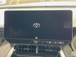 【12.3インチワイドナビ】高級感とインパクトのある大型ワイドナビを装備。各種オーディオ操作はもちろん、横長ワイド画面でのマップ2分割表示など、利便性も高いナビです♪