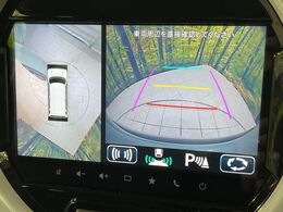 【全方位モニター用カメラ】専用のカメラにより、上から見下ろしたような視点で360度クルマの周囲を確認することができます☆死角部分も確認しやすく、狭い場所での切り返しや駐車もスムーズに行えます。