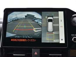 パノラミックビューモニター ：車を真上から見たような映像が表示されるので、駐車の際はとても便利です☆