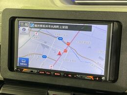 【ナビゲーション】目的地までしっかり案内してくれる使いやすいナビ。Bluetooth接続すればお持ちのスマホやMP3プレイヤーの音楽を再生可能！毎日の運転がさらに楽しくなります！！