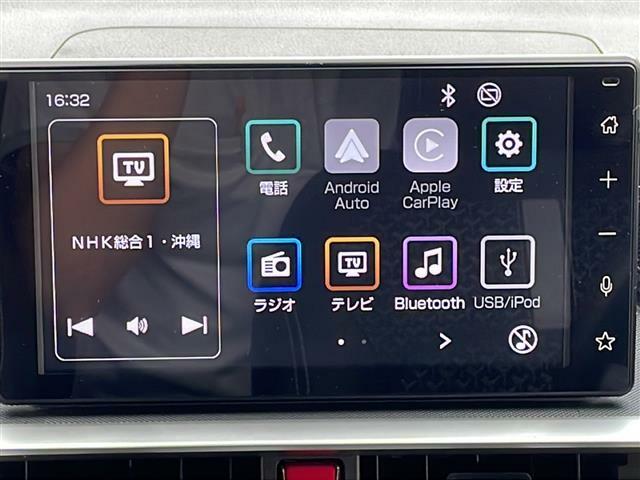 【9インチディスプレイオーディオ】スマホに接続すれば「Apple CarPlay」または「Android Auto」から、アプリのナビや電話・メッセージ・音楽などが利用できます！