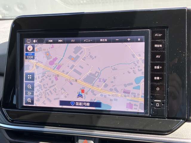 ナビ付きですので知らない場所にお出かけの際には道に迷うことなく目的地に到着できるので非常に活躍します。
