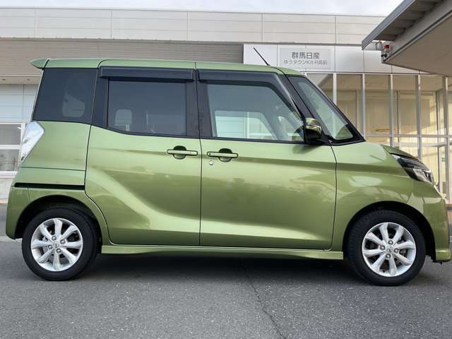 ドアバイザー付の車両です