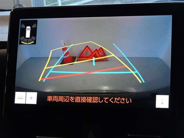 バックガイドモニターを装備してます、車庫入れもラクラクです。