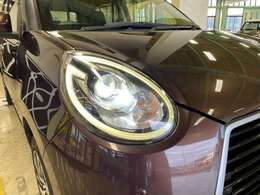 LEDヘッドライト装備で夜道もスッキリとした視界で安心して運転出来ます！