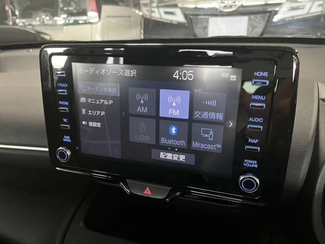ブルートゥースに接続することにより、スマホに入ったお気に入りの音楽を車内で楽しむことができます♪あると本当に便利な機能になっています！