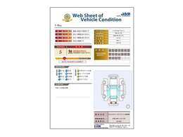 この車の車両状態評価書です