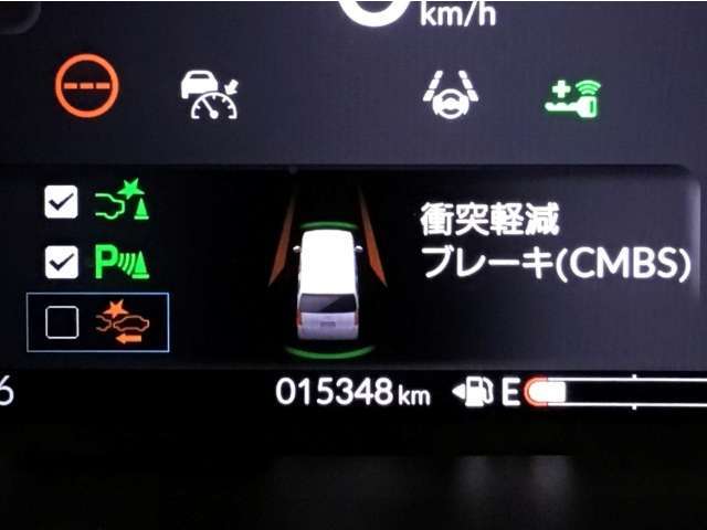 ホンダが推し進める総合先進安全装備のセンシング搭載！　衝突や斜線はみだしなどの危険が予測される時、センサーが警告。ヒューマンエラーを高度先進技術が補完してくれます。