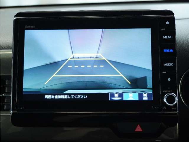 ◆バックカメラ◆リバースにするだけで映ります、後方の安全確認や、狭い駐車場での車庫入れ、雨の日や夜間など視界の悪い時に便利です！安全にバックする為には欠かせない装備です。