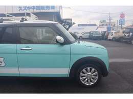 29年式・ラパン・X・走行5.0万キロ・検査受渡し・キャリア・ボディステッカー・ケンウッドナビ・フルセグTV・Bluetooth・CD/DVD再生・ETC・ディスチャージヘッドライト・プライバシーガラス・オートエアコン