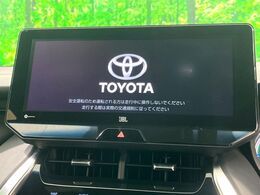 【12.3インチワイドナビ】高級感とインパクトのある大型ワイドナビを装備。各種オーディオ操作はもちろん、横長ワイド画面でのマップ2分割表示など、利便性も高いナビです♪