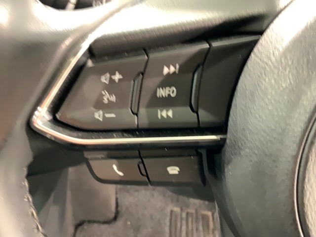 ステアリングにオーディオ操作スイッチが付いています。オーディオ画面に直接タッチしなくても操作が出来ますので、運転に集中できます。