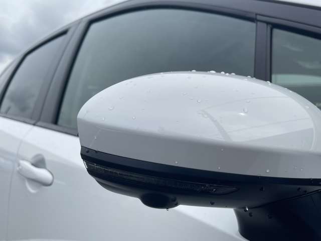 ウィンカードアミラー☆ライトの点滅で対向車、歩行者などに曲がることを知らせることができるので安心・安全につながりますね♪