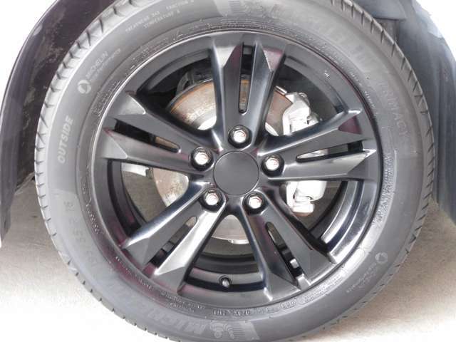 純正16インチアルミホイール　艶消しブラック塗装