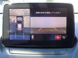 【360°ビューモニター】駐車が苦手な方も、これがあれば安心です！狭い駐車場や花壇などがあって心配な駐車シーンでも、死角がなく安全が確保できます♪