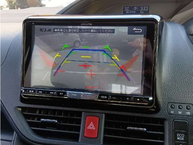 バックカメラが装備されています。