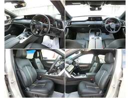 長時間の運転も疲れにくいシート設計となっております。黒で統一されていて、運転に集中できる車内空間になっています！