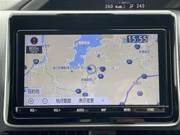 【純正ナビ】専用設計で車内の雰囲気にマッチ！ナビ利用時のマップ表示は見やすく、いつものドライブがグッと楽しくなります！