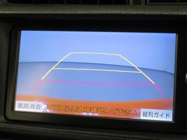 狭い駐車場や立体駐車場などもリアルに映るバックガイドモニター付でラクラク駐車♪