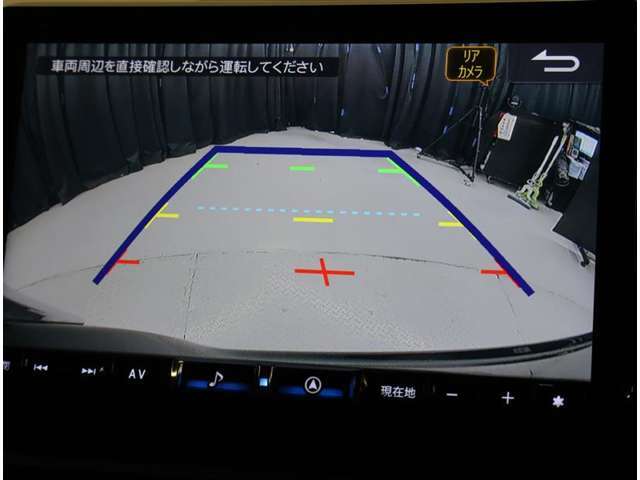 バックカメラで車庫入れも安心☆　頼りすぎ注意です♪