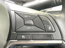 【インテリジェントクルーズコントロール】高速道路での長距離走行が楽に！自動で速度を保つクルーズコントロールが、衝突軽減システムと連携し、前方の車両を感知して車間を保つように速度調節してくれます！！