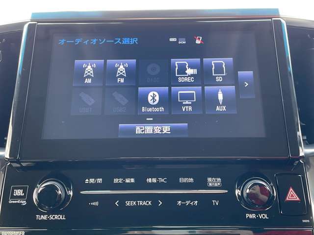「AVソース」　フルセグTVやDVDビデオなど様々なメディアがご利用できます♪　※別途配線キットが必要な場合がございます。詳しくはスタッフまでお問合せください。