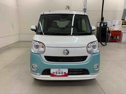 特別仕様車のムーブキャンバスが入庫いたしました！ひとつ前の型式になります。「ひょう」による凹みがございますので、ご検討の際は現車のご確認をお願いいたします。詳しくは車両状態証明書をご覧ください。