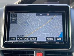 【カーナビゲーション】各種オーディオメディアも充実しているので運転の際も楽しくドライブができますね。