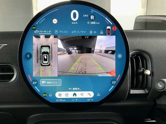 バックカメラ画像　360度カメラ及び前後PDCセンサーのより駐車が容易になりました。