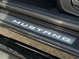 アンビエントライトが装備されており、夜間はこちらのMUSTANGの文字も光ります！