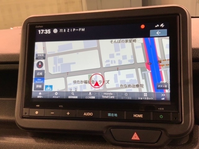 ギャザズナビ搭載です。知らない道も安心ですね！