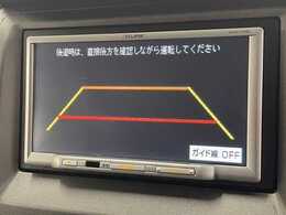 【バックモニター】を装備しております。リアの映像がカラーで映し出されますので日々の駐車も安心安全です。