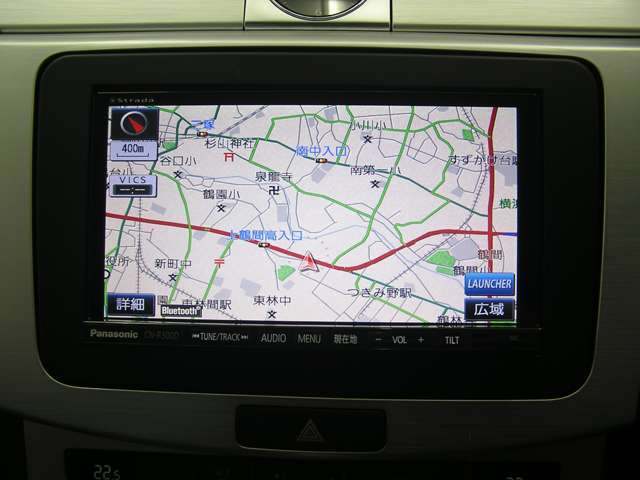パナソニック製SDナビになります。地デジ・Bluetooth対応・DVD再生・ミュージックサーバーなど多機能なナビゲーションになります。