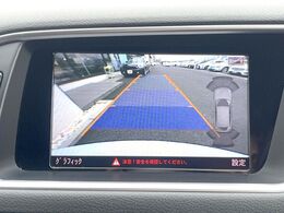 ●ガイドライン付きバックカメラ：不安な駐車もこれで安心！ガイドライン付きなので狭い箇所での駐車もラクラクです！