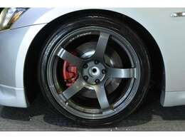 ☆326パワーチャクリキダンパー☆KS FORGED18インチアルミホイール☆カラーキャリパー☆