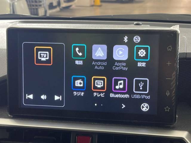【ディスプレイオーディオ】視認性が高いディスプレイオーディオを装備♪操作性も良好で直感的なソース選択が可能です。