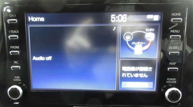ディスプレイオーデイオ（AM/FMチューナー・Biuetooth・USB入力）が付いています。